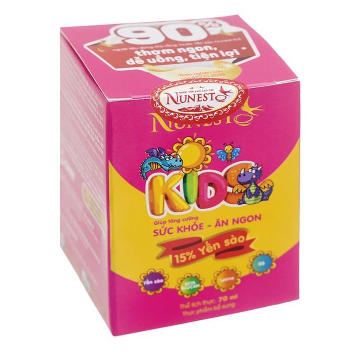 Nước yến sào Nunest Kids 70 ml thơm ngon, bổ dưỡng