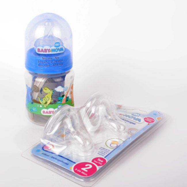 Combo Bình Sữa Và Núm Vú Babay Nova