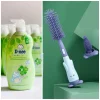 Combo Rửa bình: 1 trai nước rửa Dnee + 1 Cọ bình silicon 3in1